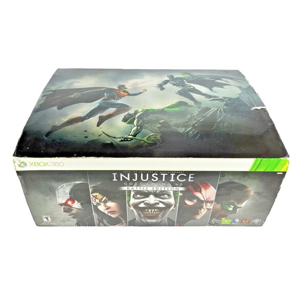 Injustice Gods Among Us Battle Edition Wired Arcade Fighting Pad Xbox 360 Tested - Picture 2 of 15